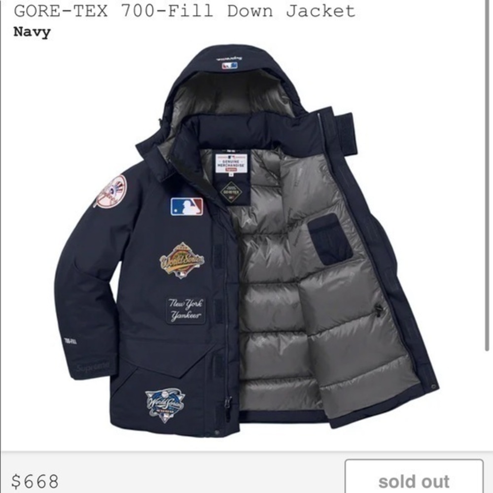 ON HOLD CHECK OUT MY STORE - Supreme New York Yankees GORE-TEX 700 Jacket